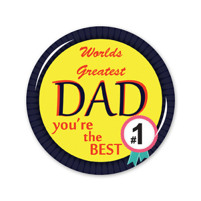 School Badges Large - Best Dad